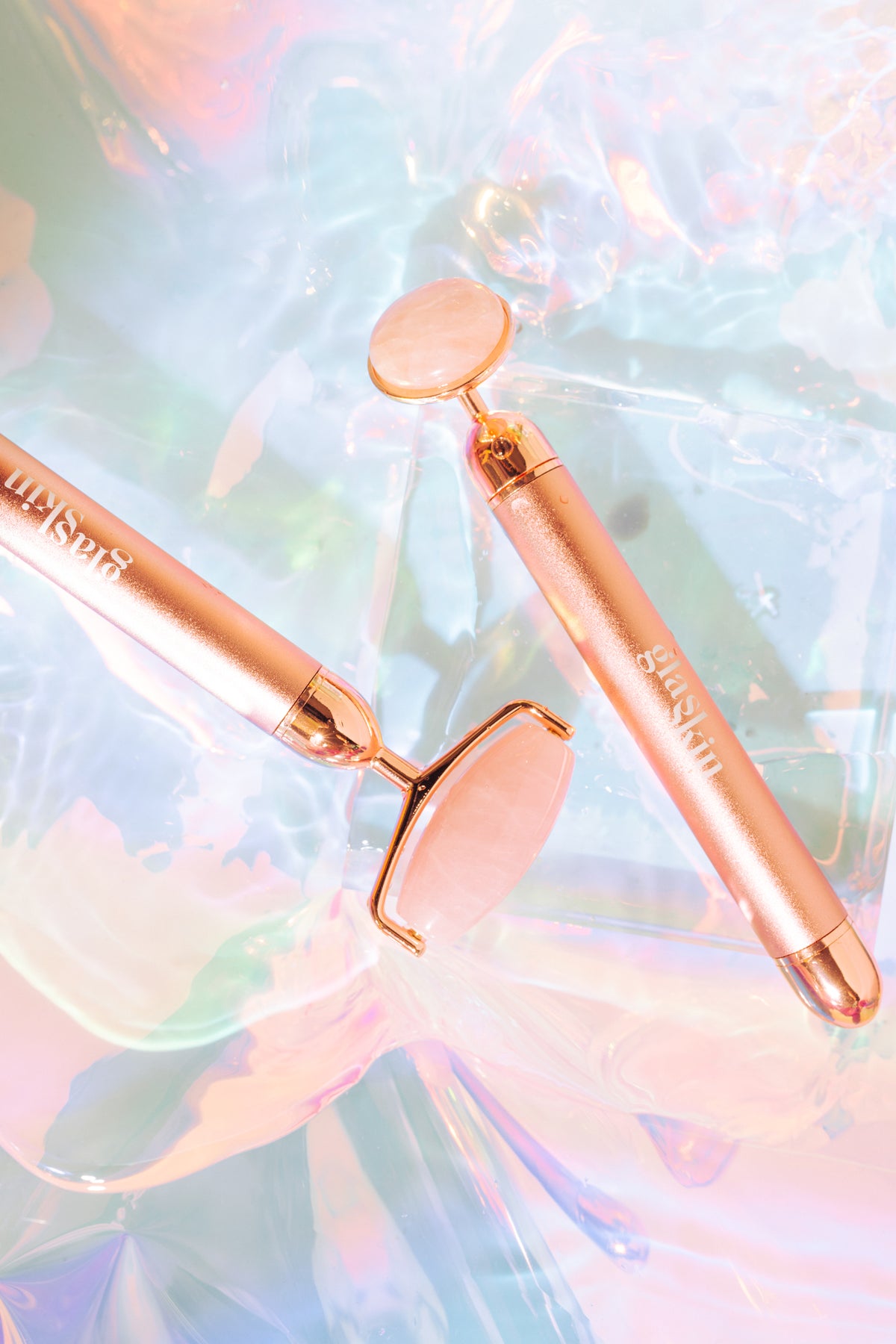 glossmetics vibrating facial massager The Sonic Crystal Vibrating Roller – GLASSKIN: ACTIVE SKIN CARE