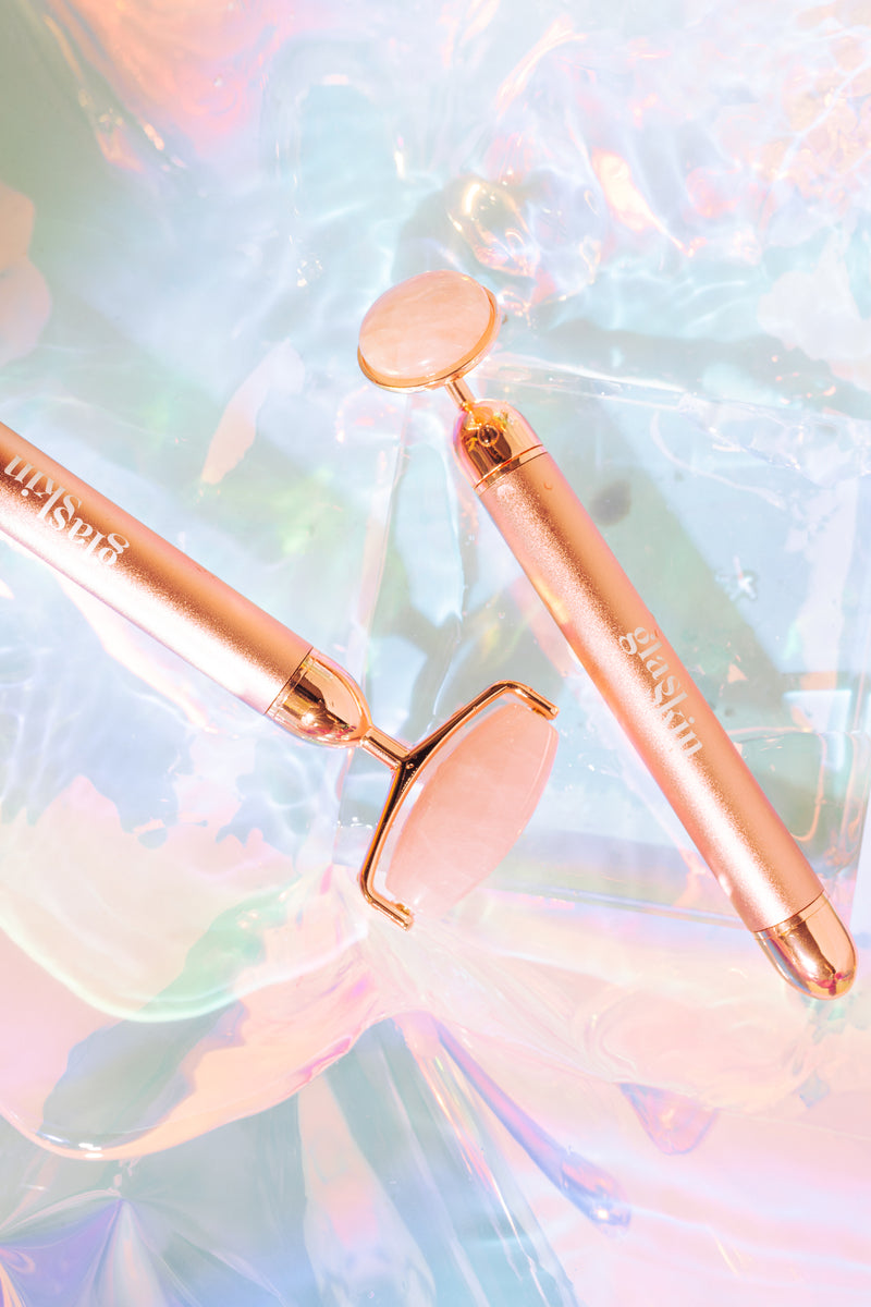 The Sonic Crystal Vibrating Roller GLASSKIN: ACTIVE SKIN CARE The Sonic Crystal Vibrating Roller GLASSKIN: ACTIVE SKIN CARE