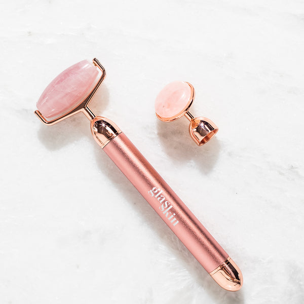 The Sonic Crystal Vibrating Roller GLASSKIN: ACTIVE SKIN CARE The Sonic Crystal Vibrating Roller GLASSKIN: ACTIVE SKIN CARE
